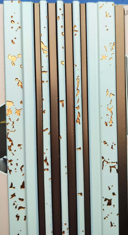 Charcoal louver 8 foot 5 inch