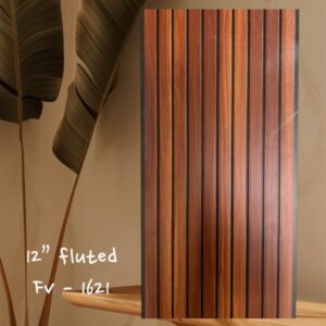 PVC Fluted Panel 12"/9.5 ft